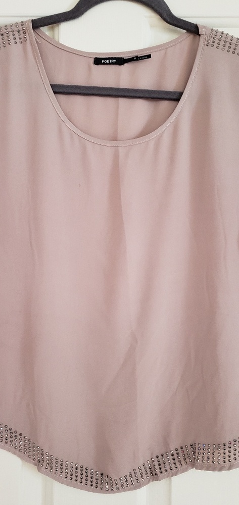 Rhinestone Studded Top